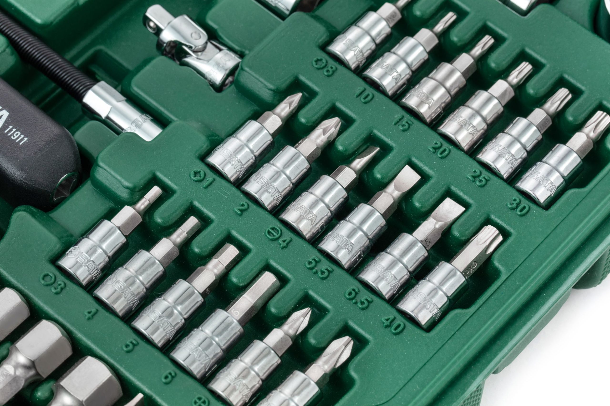 SC09518 - Bộ Dụng Cụ Tổng Hợp 80 Chi Tiết SATA Đầu Vuông 1/4" & 1/2" - Ảnh 5