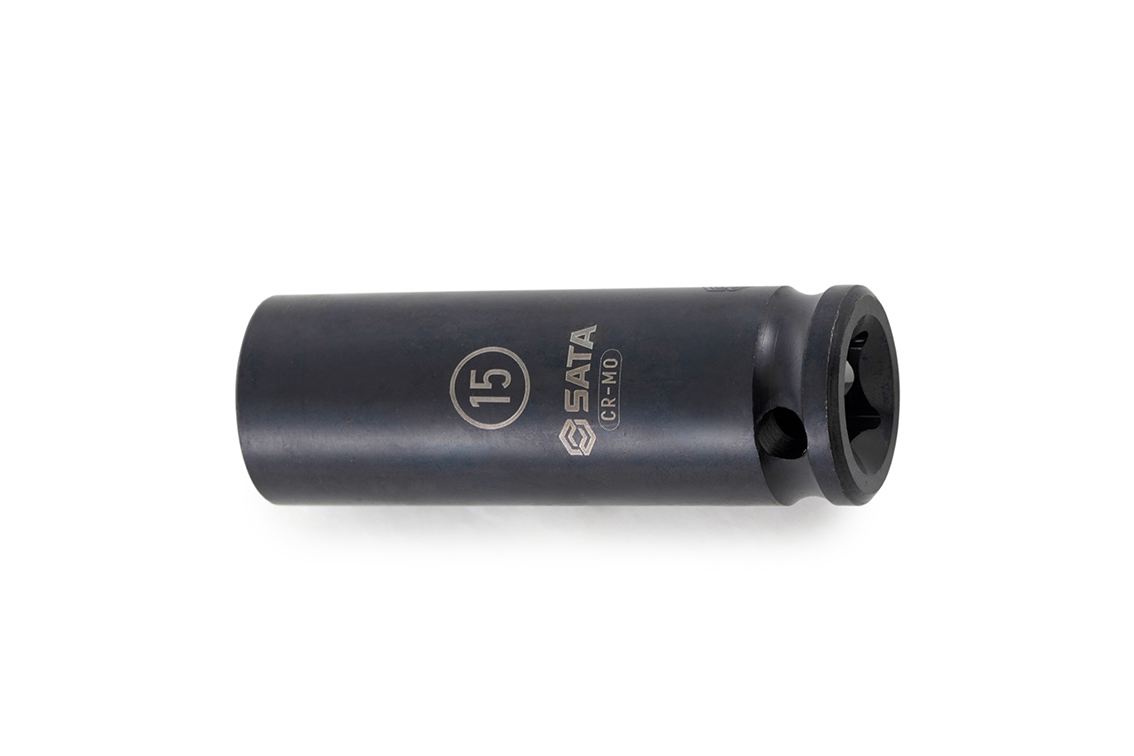 SC34109 - Đầu Khẩu Dài 15mm Lục Giác 3/8" Chuyên Dụng Cho Súng Khí Nén SATA - Ảnh 2