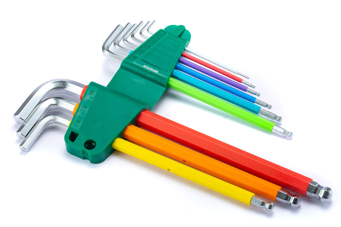 SC09101CH - Bộ Lục Giác Dài Đầu Bi 9 Chi Tiết Dòng Cầu Vồng - Ảnh 6