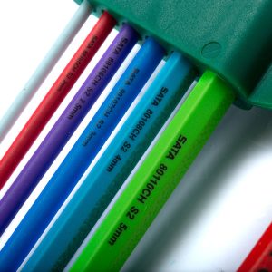 SC09101CH - Bộ Lục Giác Dài Đầu Bi 9 Chi Tiết Dòng Cầu Vồng - Ảnh 9