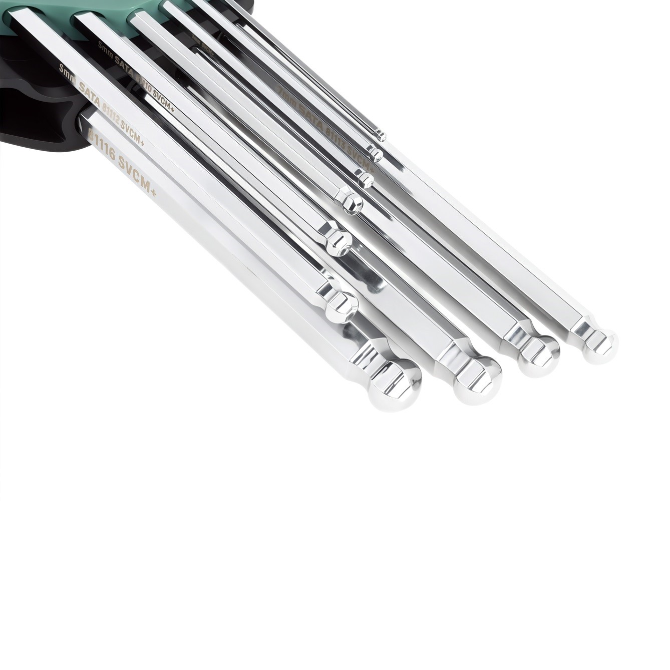 SC09112 - Bộ Cờ Lê Lục Giác Cán Dài Đầu Bi 10 Chi Tiết - Ảnh 4