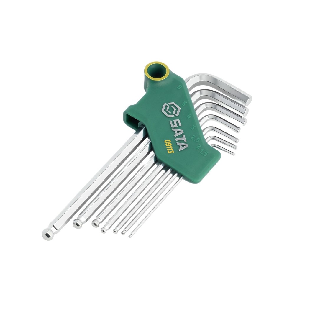 SC09113 - Bộ Lục Giác Đầu Bi Cán Dài 7 Chi Tiết - Ảnh 5