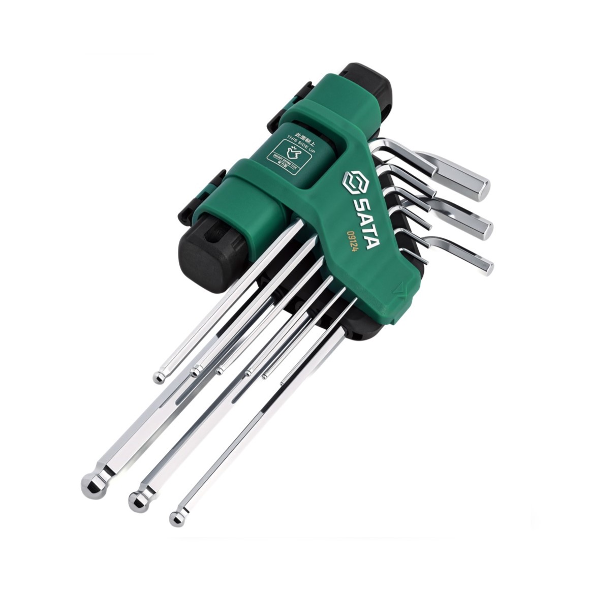SC09124 - Bộ Lục Giác Bi Dài, Tay Cầm Trợ Lực SATA 9 Chi Tiết - Ảnh 6
