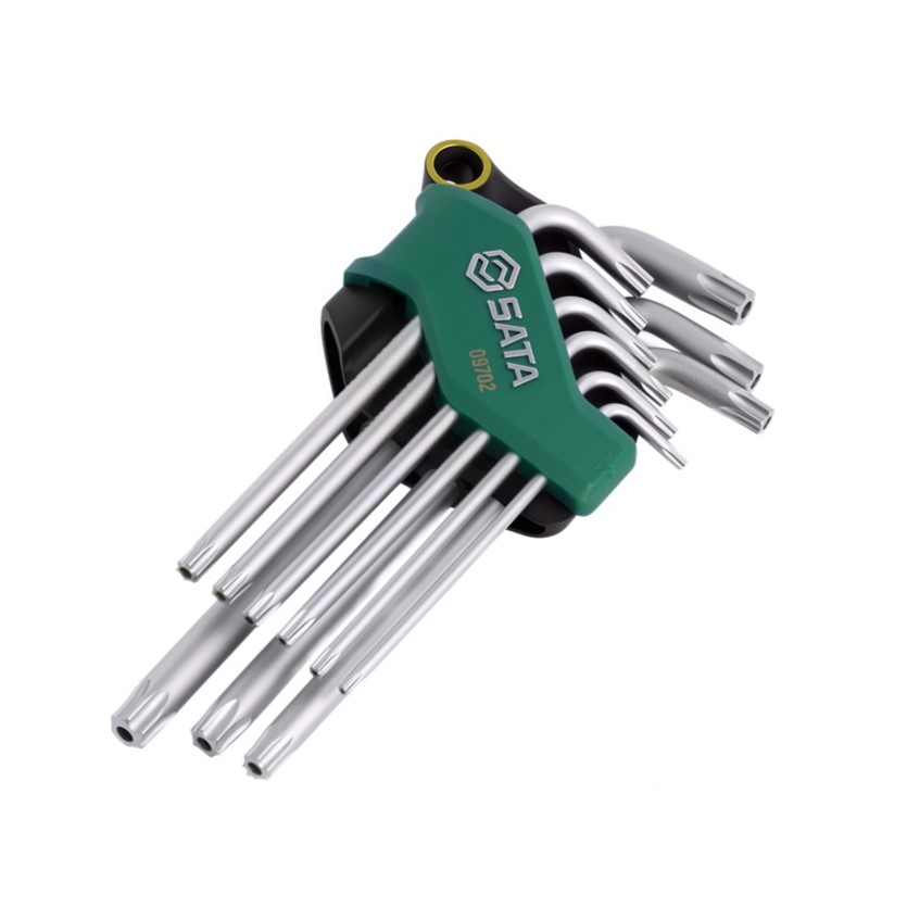 SC09702 - Bộ Lục Giác Hoa Thị Dài SATA 9 Chi Tiết (Có Lỗ Tâm) - Ảnh 4