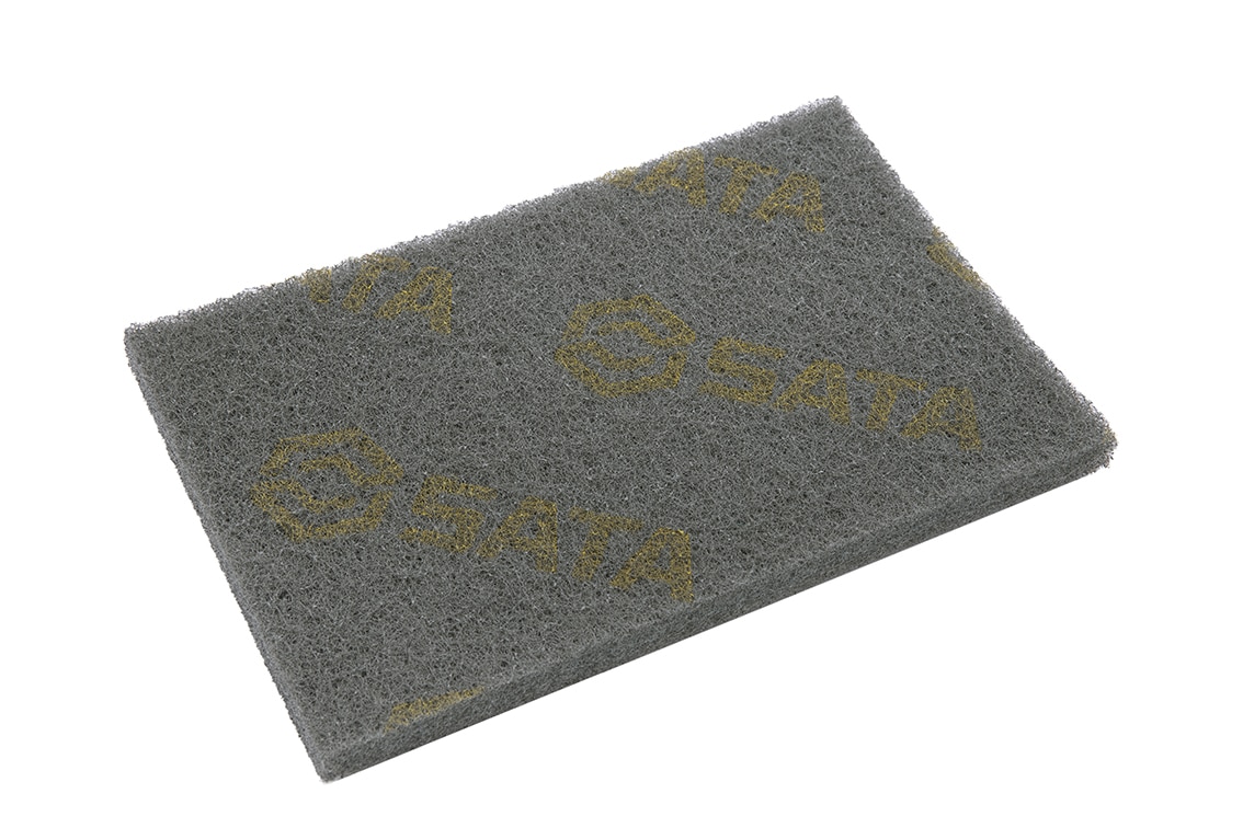 SC56015 - Băng Chà Nhám Cầm Tay Vải Không Dệt SATA (Màu Xám) 150x230mm - Ảnh 3