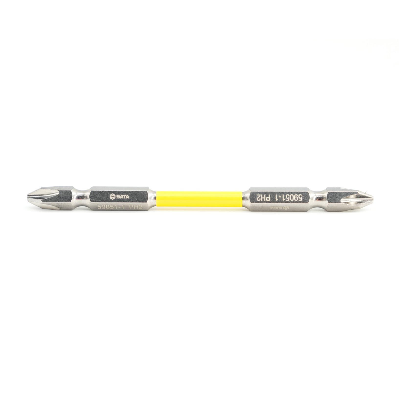 SC59051 - Bộ 3 Mũi Vặn Vít Va Đập SATA Hai Đầu Chuôi Lục Giác 1/4 inch PH2xPH2 Dài 100mm - Ảnh 3