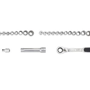 SC09131 - Bộ Cần Siết & Khẩu Xuyên Tâm 25 Chi Tiết Hệ 13mm - Ảnh 3