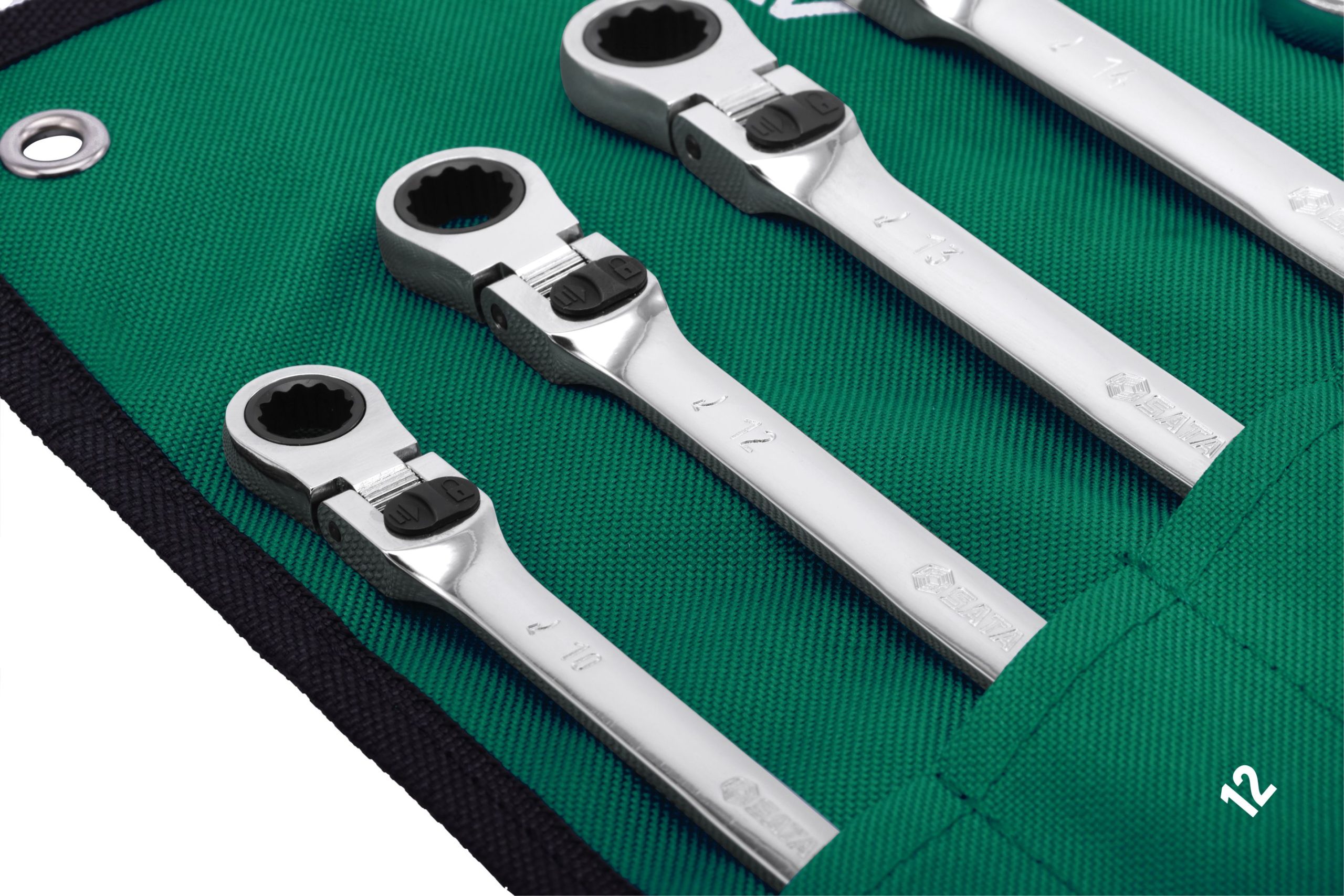 SC09043 - Bộ Cờ Lê Bánh Cóc Đầu Xoay Khóa Cực Dài 7 Chi Tiết - Ảnh 4