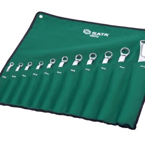 SC08012 - Bộ Cờ Lê Hai Đầu Vòng Xi Mạ Bóng Toàn Bộ 10 Chi Tiết - Ảnh 3