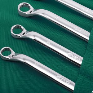 SC08012 - Bộ Cờ Lê Hai Đầu Vòng Xi Mạ Bóng Toàn Bộ 10 Chi Tiết - Ảnh 5