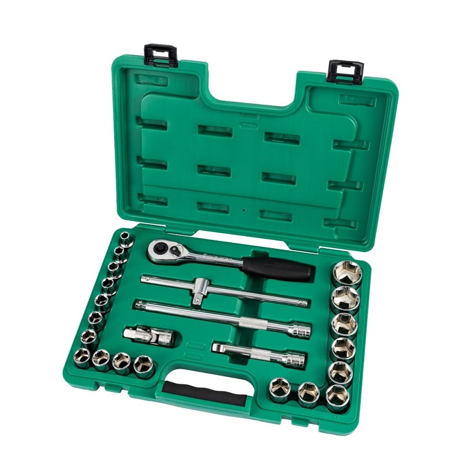 SC09060-6 - Bộ Cờ Lê Tuýp 24 Chi Tiết Đầu Vuông 1/2 inch Hệ Mét 6 Cạnh - Ảnh 3