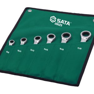SC09025 - Bộ Cờ Lê Vòng Cóc Đánh Bóng Toàn Diện 6 Chi Tiết SATA - Ảnh 3