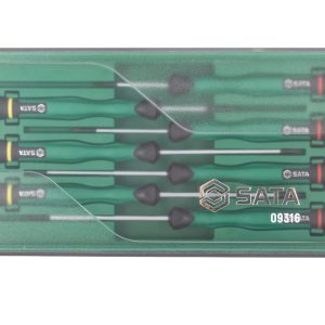 SC09316 - Bộ Tuốc Nơ Vít Chính Xác 9 Chi Tiết Đầu Dẹt & Phillips SATA - Ảnh 6