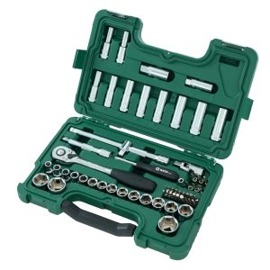 Bộ Tuýp & Mũi Vặn Vít 58 Chi Tiết Đầu Vuông 1/2" (12.5MM) SATA