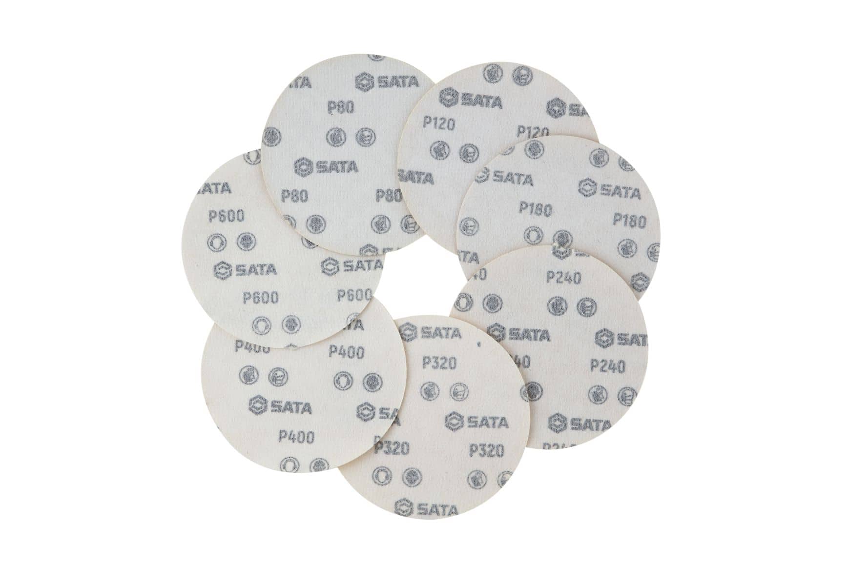 SC55602 - Đĩa Nhám Tự Dính SATA Φ125mm P80 Không Lỗ - Ảnh 3