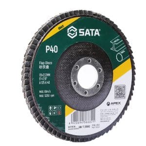 SC55411 - Đĩa Mài Xếp SATA 125mm P40 Lỗ 22.23mm - Ảnh 4