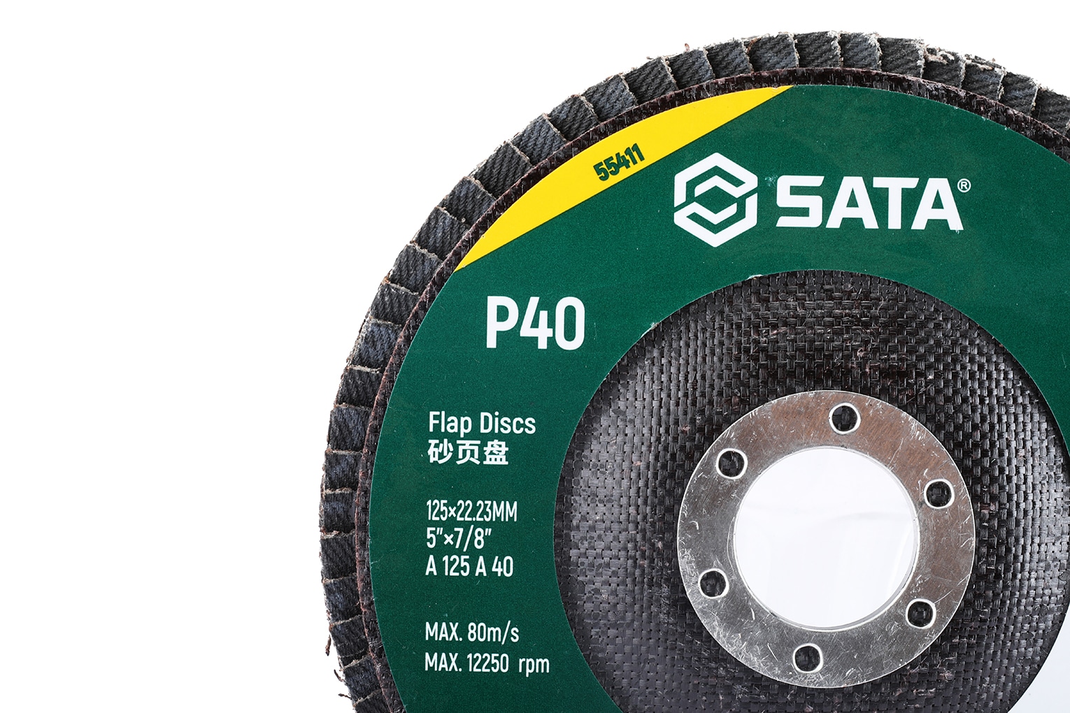 SC55411 - Đĩa Mài Xếp SATA 125mm P40 Lỗ 22.23mm - Ảnh 8