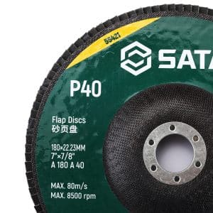SC55421 - Đĩa Mài Xếp SATA 180mm P40 Đường Kính Trong 22.23mm - Ảnh 7