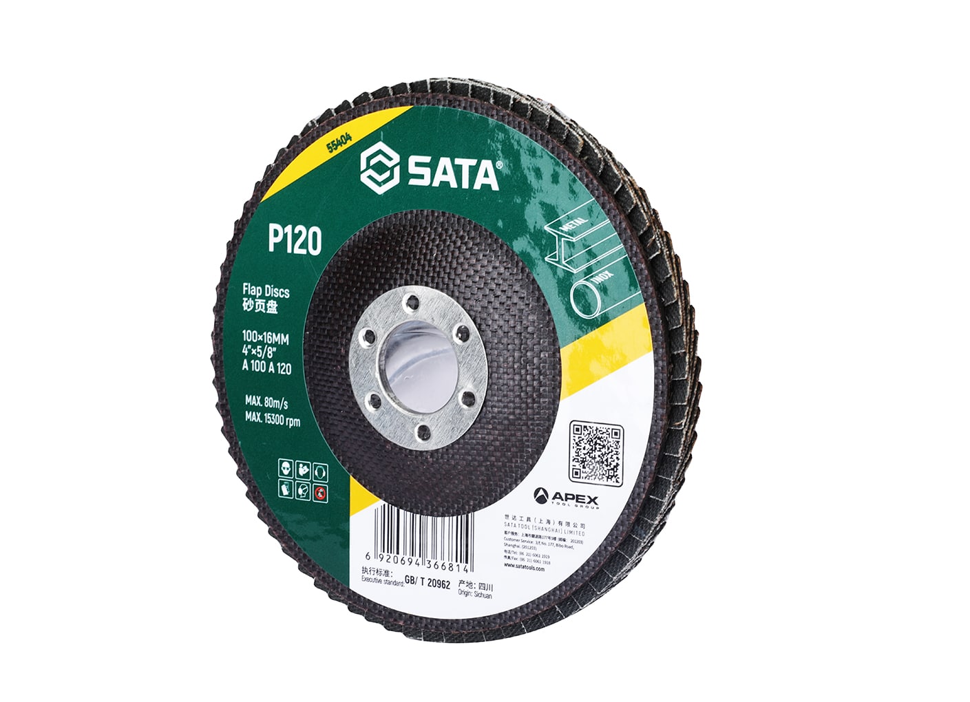 SC55404 - Đĩa Mài Xếp SATA P120 100x16mm - Ảnh 7