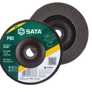 SC55423 - Đĩa Mài Xếp SATA P80 Đường Kính Ngoài 180mm Lỗ 22.23mm - Ảnh 5