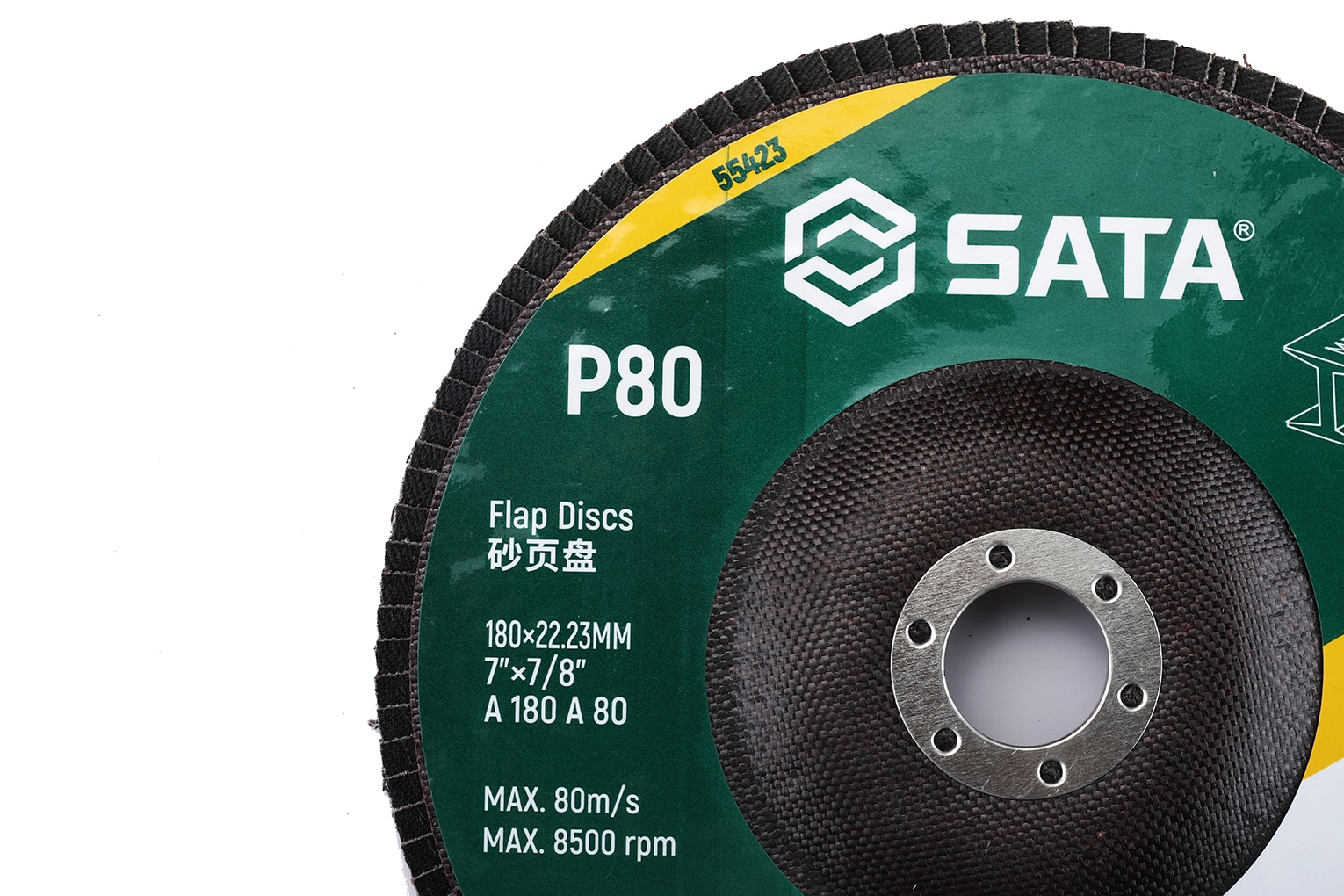 SC55423 - Đĩa Mài Xếp SATA P80 Đường Kính Ngoài 180mm Lỗ 22.23mm - Ảnh 8