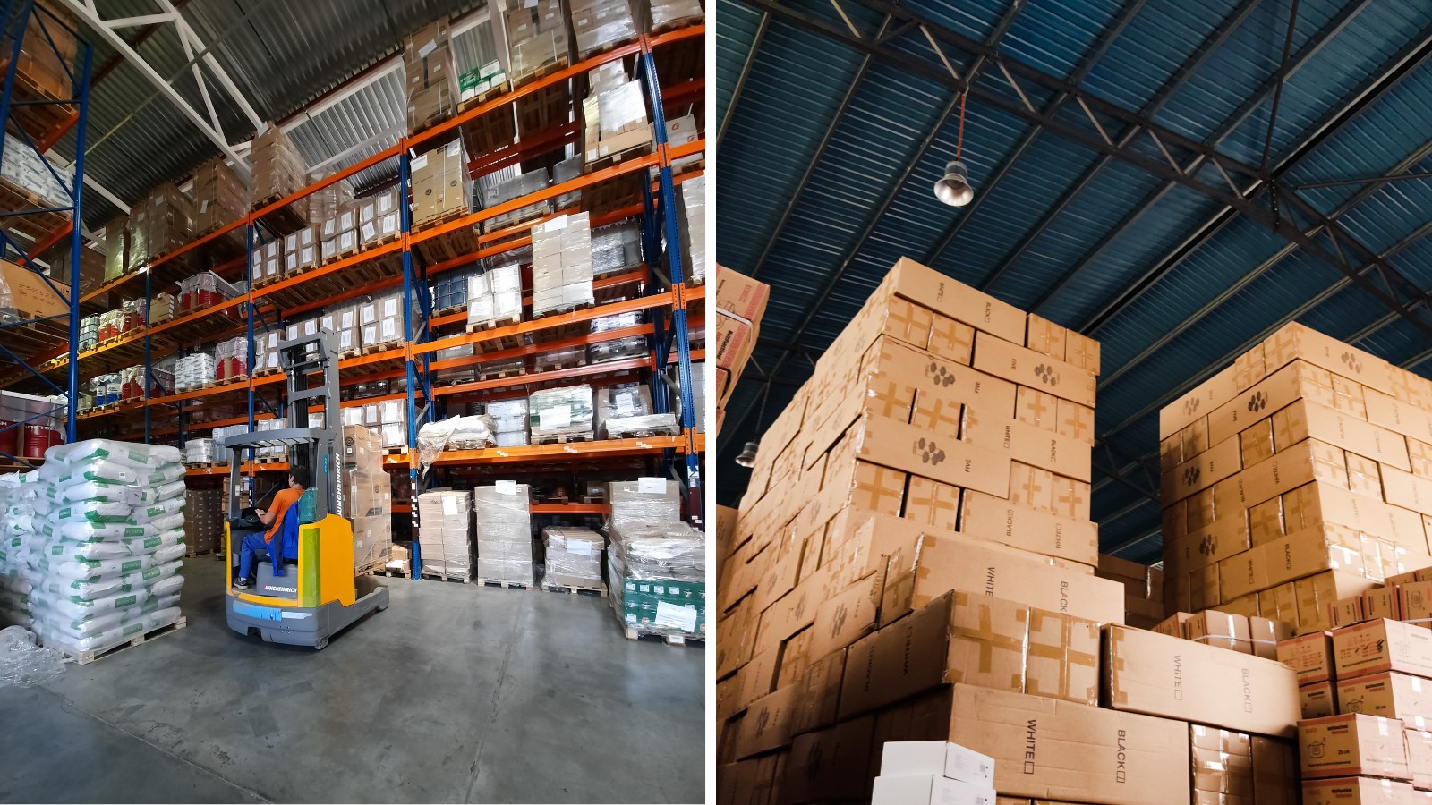1 góc Kho hàng của Việt Trung Techcom
