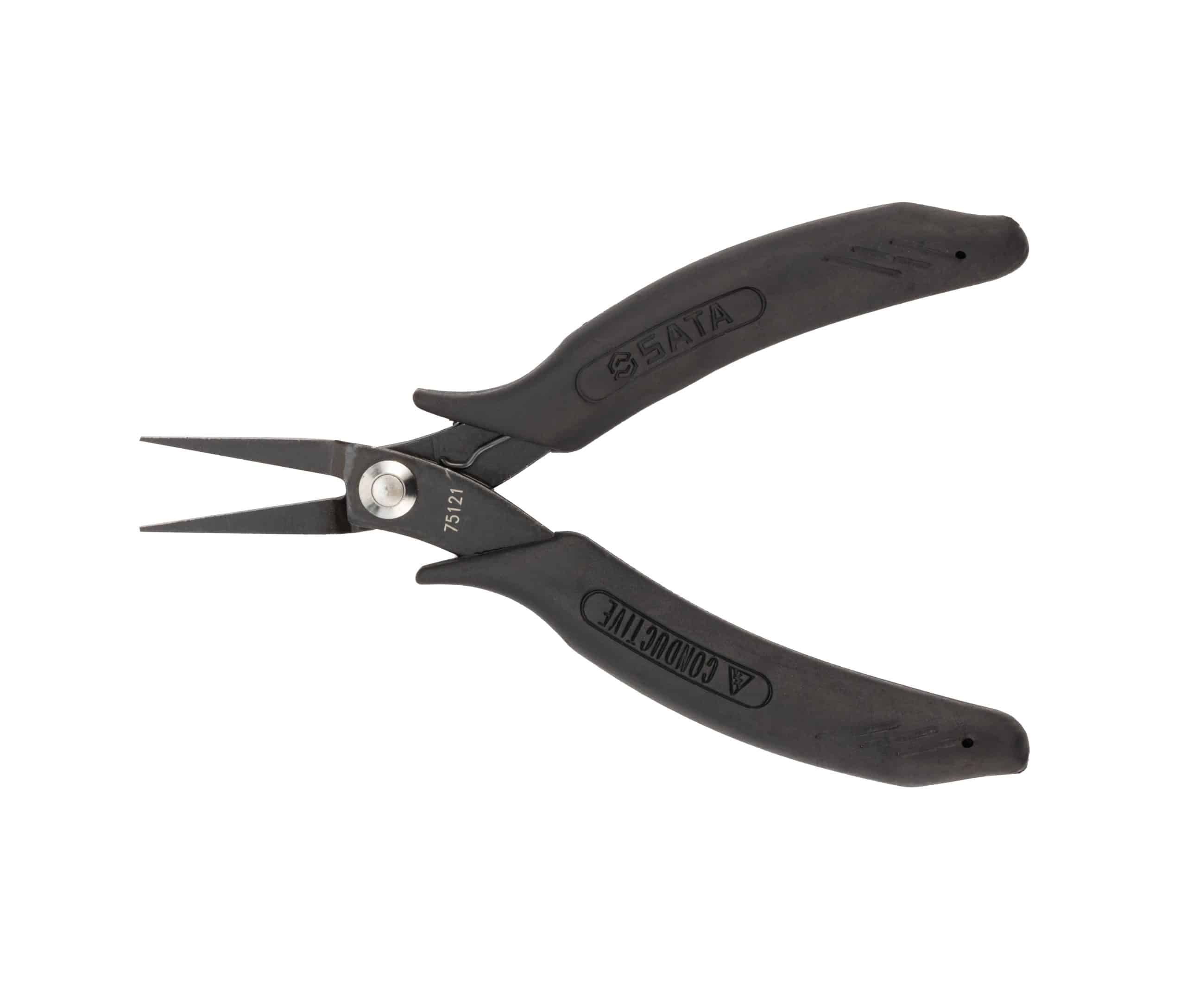 Kìm Điện Tử Mũi Dẹt Chống Tĩnh Điện 5 inch