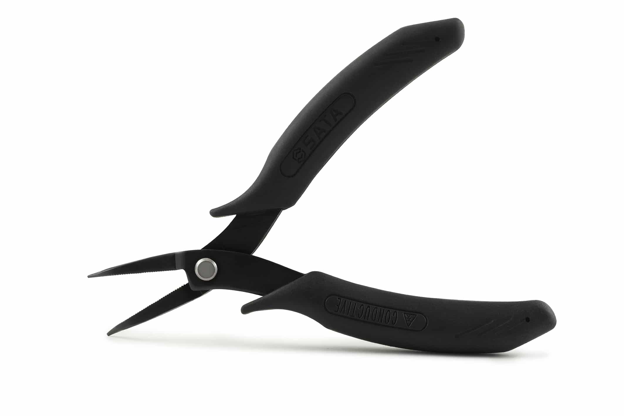 SC75131 - Kìm Mũi Cong Điện Tử Chống Tĩnh Điện 5 inch SATA SC75131 - Ảnh 2