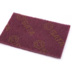 Miếng Chà Nhám Cầm Tay Không Dệt SATA (Màu Đỏ) 150x230MM