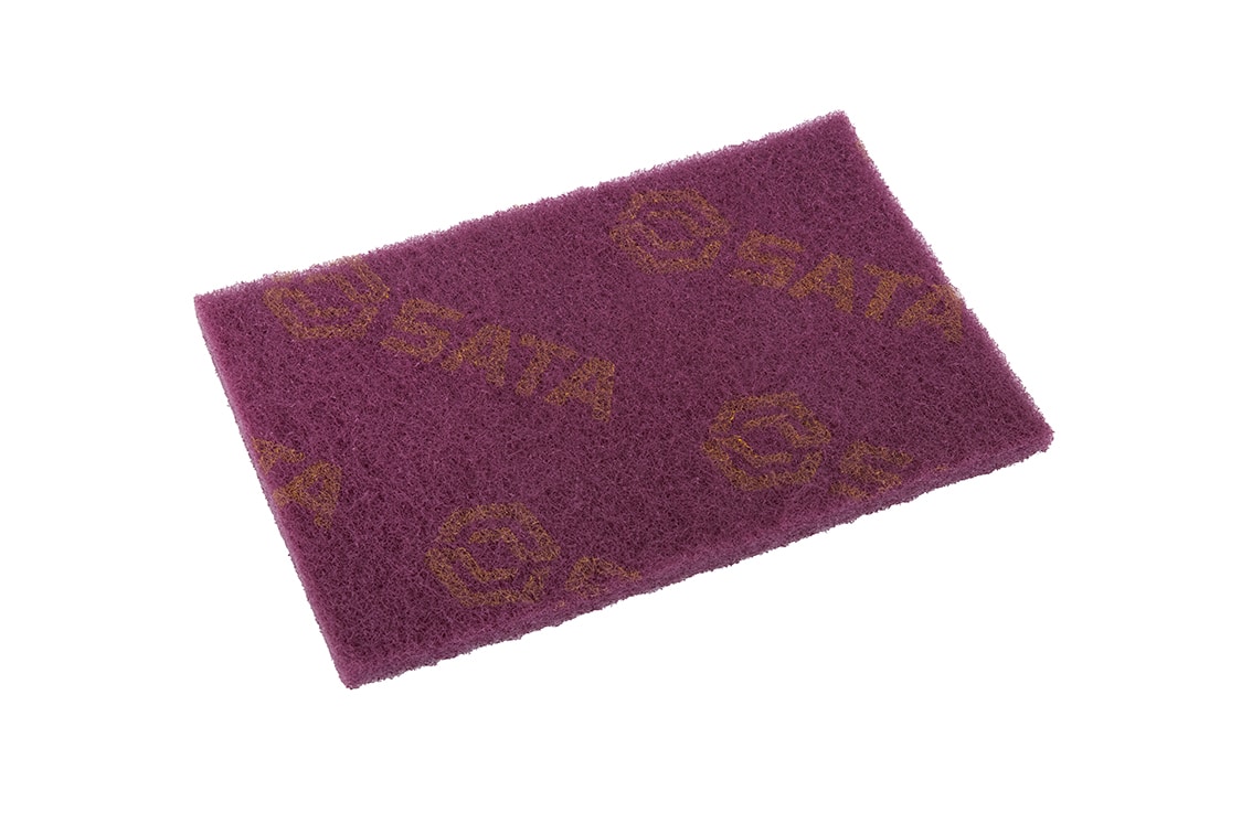SC56009 - Miếng Chà Nhám Không Dệt SATA Màu Đỏ 125x200mm - Ảnh 5
