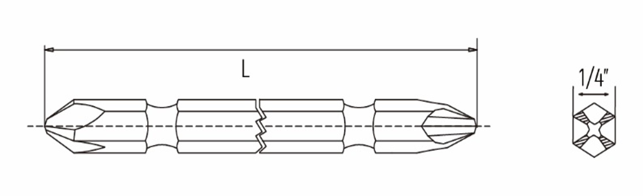 Đầu Kẹp 1/4 inch