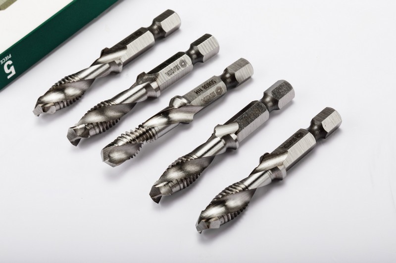 SC50804 - Bộ 5 Mũi Khoan Kết Hợp Taro HSS M4x0.7MM - Ảnh 4