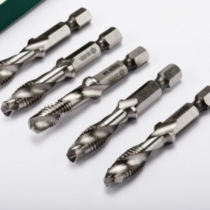 SC50805 - Bộ 5 Mũi Khoan Taro Thép Gió HSS SATA M5x0.8mm - Ảnh 4