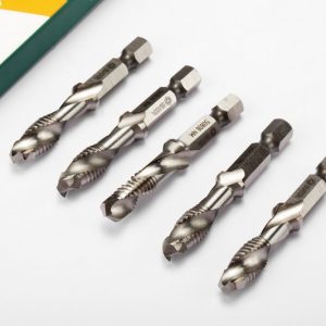SC50805 - Bộ 5 Mũi Khoan Taro Thép Gió HSS SATA M5x0.8mm - Ảnh 5