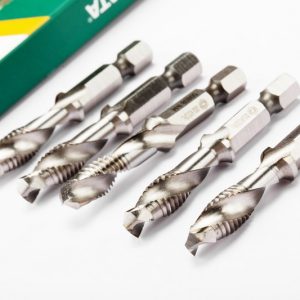 SC50805 - Bộ 5 Mũi Khoan Taro Thép Gió HSS SATA M5x0.8mm - Ảnh 6
