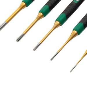 SC09165 - Bộ Đục Và Chấm Tâm 10 Chi Tiết SATA, Cán Cầm Cao Su - Ảnh 4