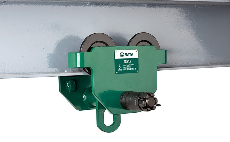 SC98914 - Con Chạy Đẩy Tay Dầm Chữ I Tải Trọng 5 Tấn - Ảnh 8