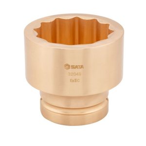 SC32049 - Đầu Tuýp Va Đập Chống Cháy Nổ 12 Cạnh SATA Đầu Vuông 1 inch 65MM - Ảnh 2