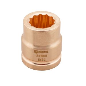 SC31908 - Khẩu Tuýp Vặn Tác Động Chống Cháy Nổ 12 Cạnh, Đầu Vuông 3/4 inch, Cỡ 24MM - Ảnh 3