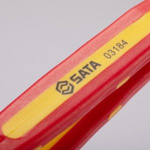 SC03184 - Kìm Nhíp Đầu Tròn Dẹt Cách Điện VDE 145mm - Ảnh 12