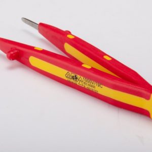SC03184 - Kìm Nhíp Đầu Tròn Dẹt Cách Điện VDE 145mm - Ảnh 5