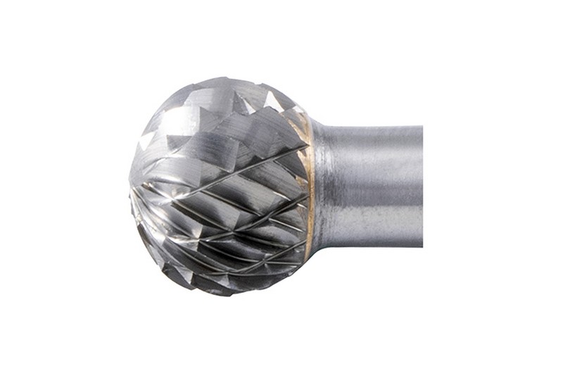 SC53736 - Mũi Mài Hợp Kim Carbide Hình Cầu Răng Chéo D1009X06 - Ảnh 4