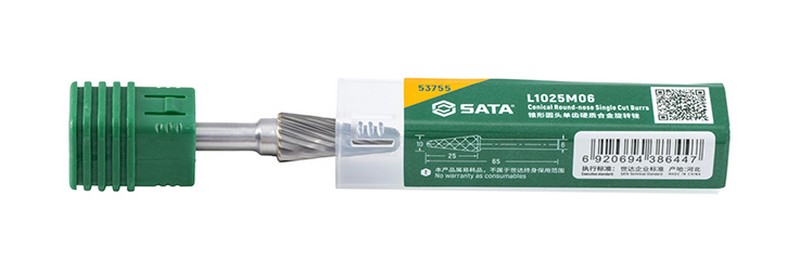 SC53755 - Mũi Phay Hợp Kim SATA Đầu Nón Tròn Cắt Đơn L1025M06 - Ảnh 3
