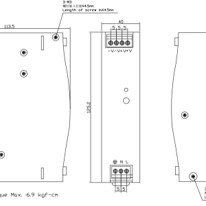 Bộ Nguồn Gắn Ray Din SUPU SDP1-1AC24-120 - Ảnh 2