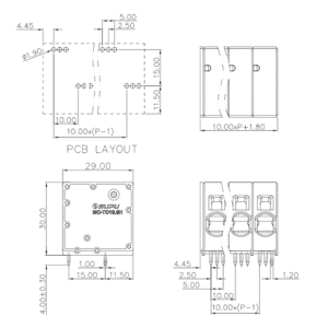 Cầu Đấu Dây Cố Định SUPU MC-TC-B10.0HXXP-0001 - Ảnh 2