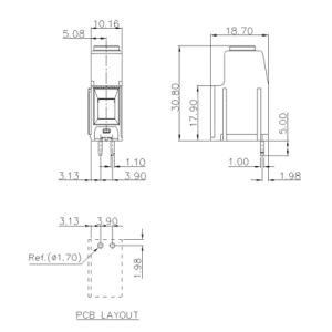 Cầu Đấu Dây Cố Định SUPU MC-TH10.16HXXC-0001 - Ảnh 2