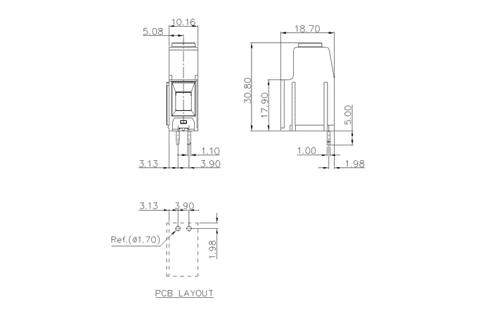 Cầu Đấu Dây Cố Định SUPU MC-TH10.16HXXC-0001 - Ảnh 2