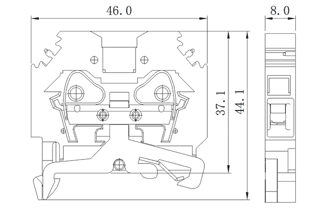 Cầu Đấu Dây Lò Xo 1 Tầng SUPU 206907 - Ảnh 2