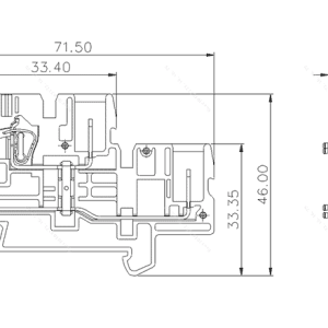 Cầu Đấu Dây Lò Xo 2 Tầng SUPU TCD2.5-2-1-PV - Ảnh 2