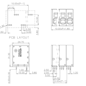 Cầu Đấu Dây Lò Xo Cố Định SUPU MC-TC-F10.0VXXP-0001 - Ảnh 2